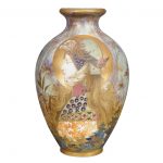 Riessner, Stellmacher & Kessel Amphora Pottery Co. Allegory of Germany Portrait Vase