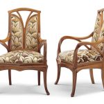 A PAIR OF ART NOUVEAU ARMCHAIRS FRANCE, EARLY 20TH CENTURY