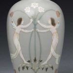 A FINE MEISSEN ART NOUVEAU PÂTE-SUR-PÂTE VASE AND COVER