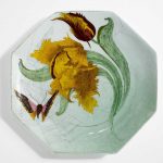 ROZENBURG "BUTTERFLY AND FLOWER" PLATE