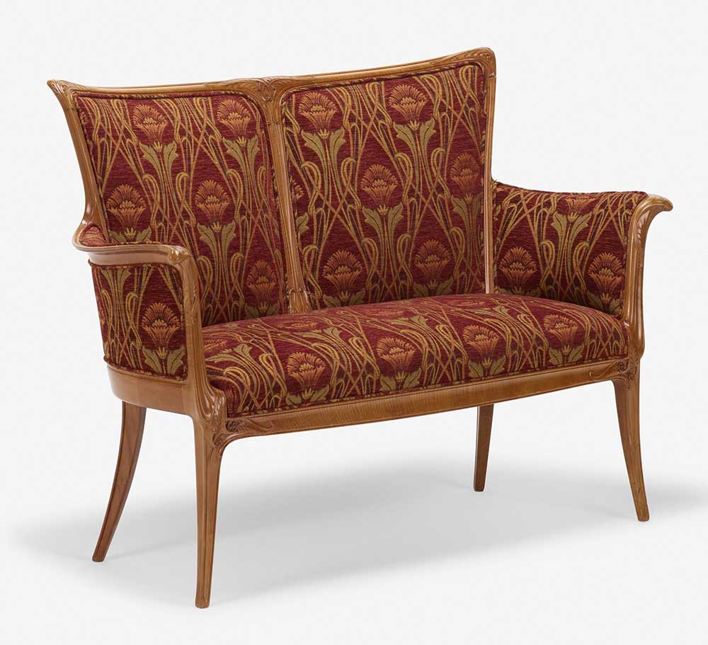 Eugène Gaillard, settee