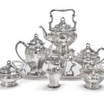 AN AMERICAN SILVER SIX-PIECE TEA AND COFFEE SET, GORHAM MFG. CO., PROVIDENCE, RI, 1898