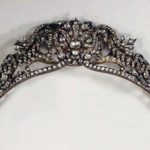 Elaborate Rhinestone Tiara Continental, early 20th century