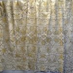 Edwardian cut work bed cover