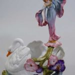 Jugendstil Fairy Swan Boat Bowl