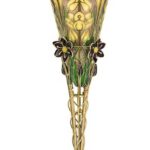 AN ART NOUVEAU PLIQUE-À-JOUR ENAMEL VASE, MARIUS HAMMER, NORWAY, CIRCA 1900